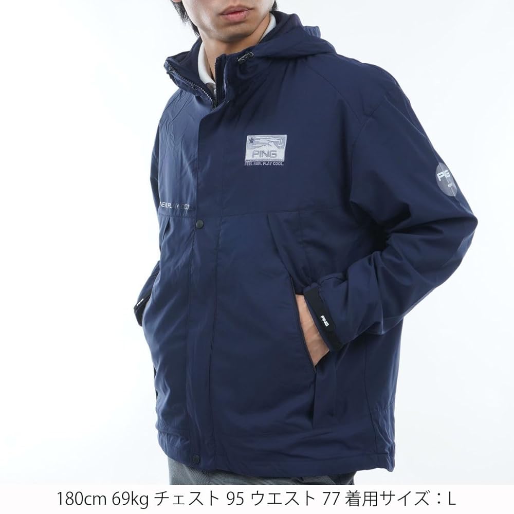 Amazon | [ピン アパレル] メンズ 撥水 3WAYブルゾン (ベスト